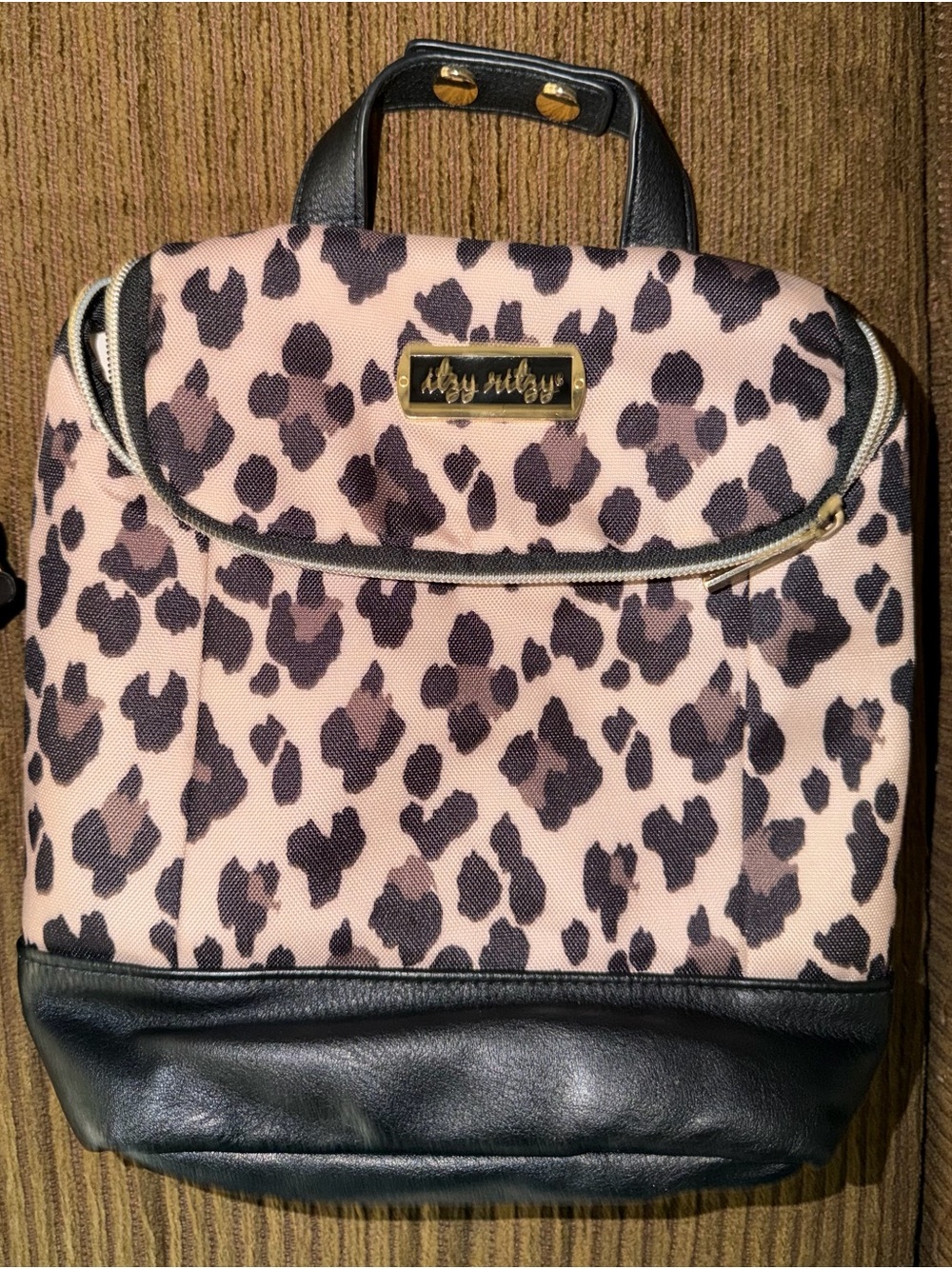 Leopard Print bottle bag